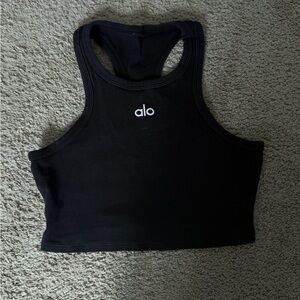 ALO Yoga Black Crop Top